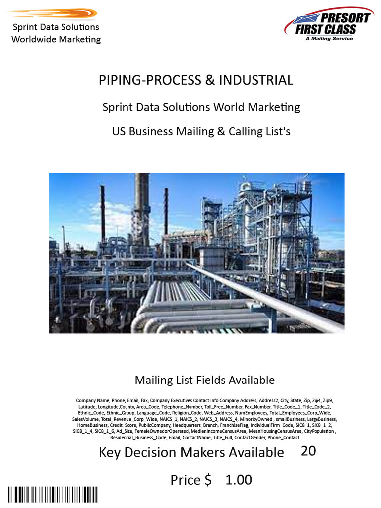 PIPING-PROCESS & INDUSTRIAL