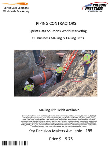 PIPING CONTRACTORS