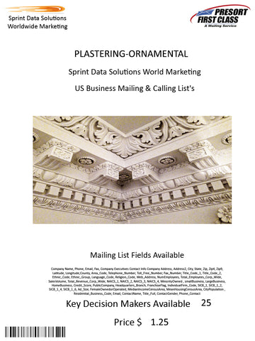 PLASTERING-ORNAMENTAL