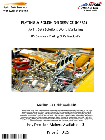 PLATING & POLISHING SERVICE (MFRS)