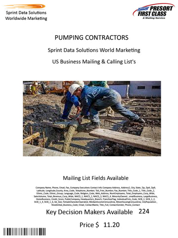 PUMPING CONTRACTORS