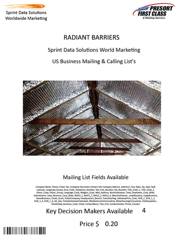 RADIANT BARRIERS