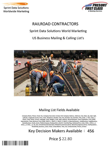 RAILROAD CONTRACTORS