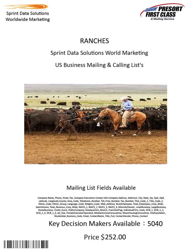 RANCHES