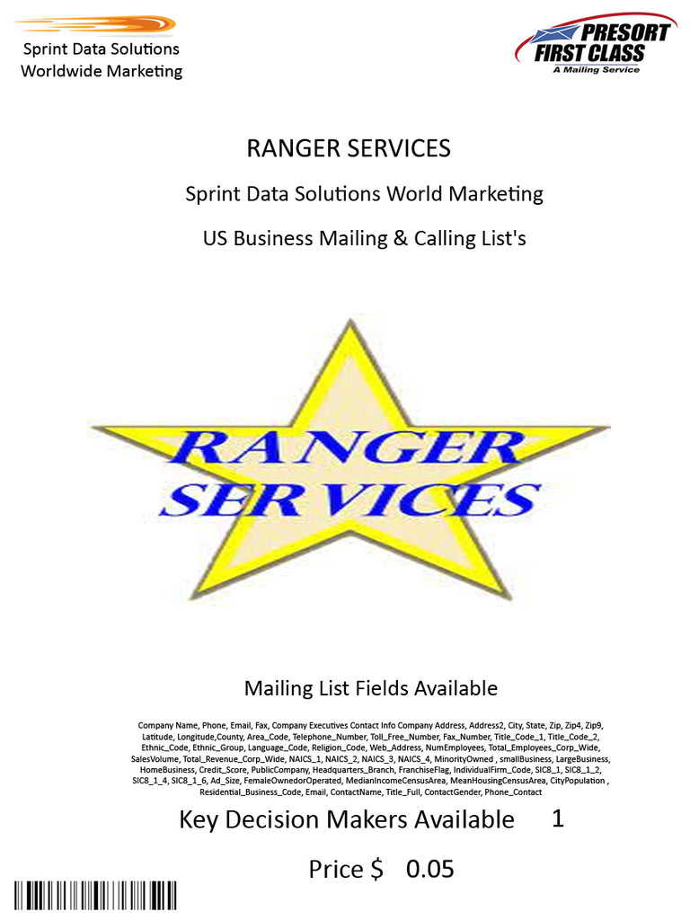 RANGER SERVICES