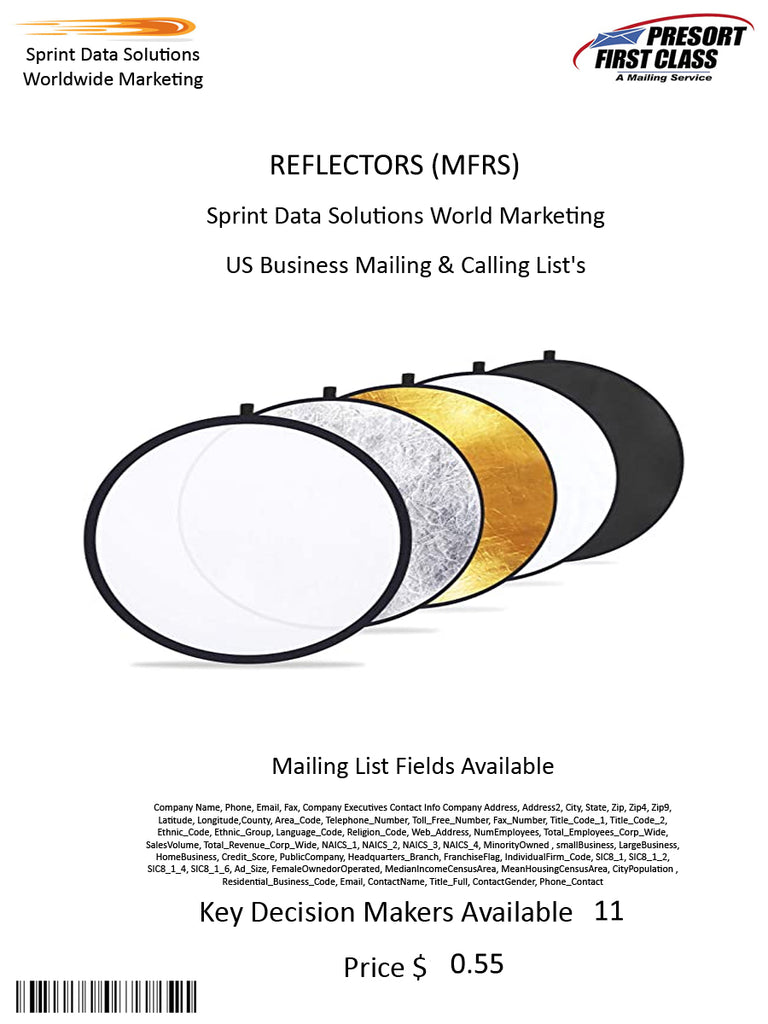 REFLECTORS (MFRS)