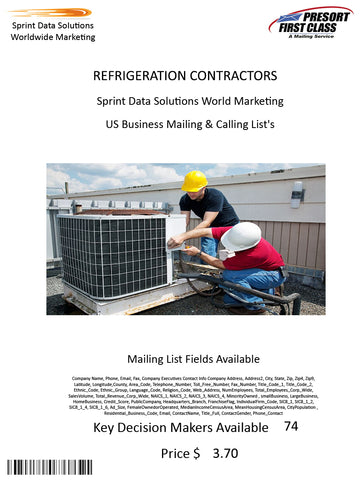 REFRIGERATION CONTRACTORS