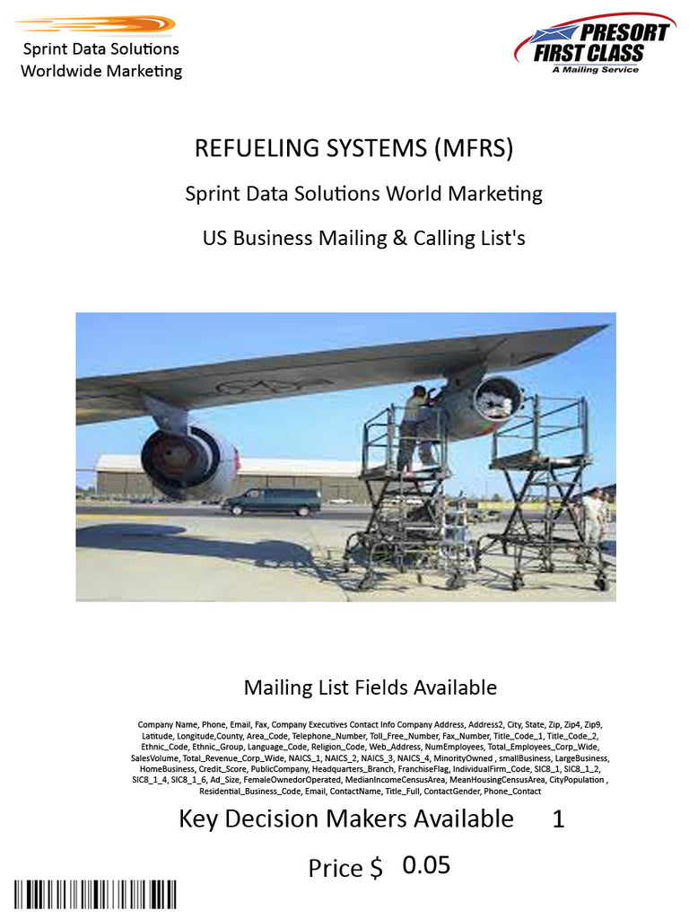 REFUELING SYSTEMS (MFRS)