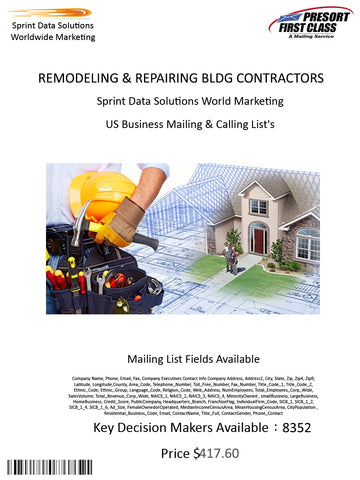 REMODELING & REPAIRING BLDG CONTRACTORS