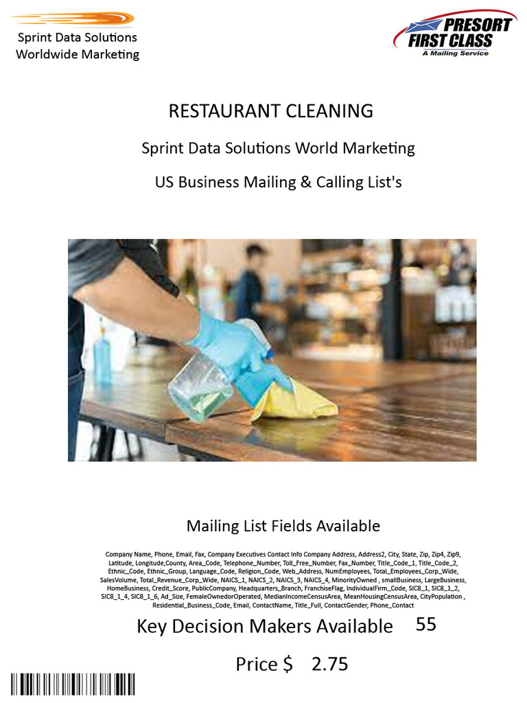 RESTAURANT CLEANING