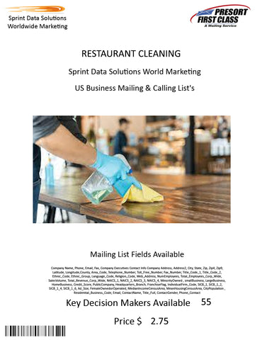 RESTAURANT CLEANING