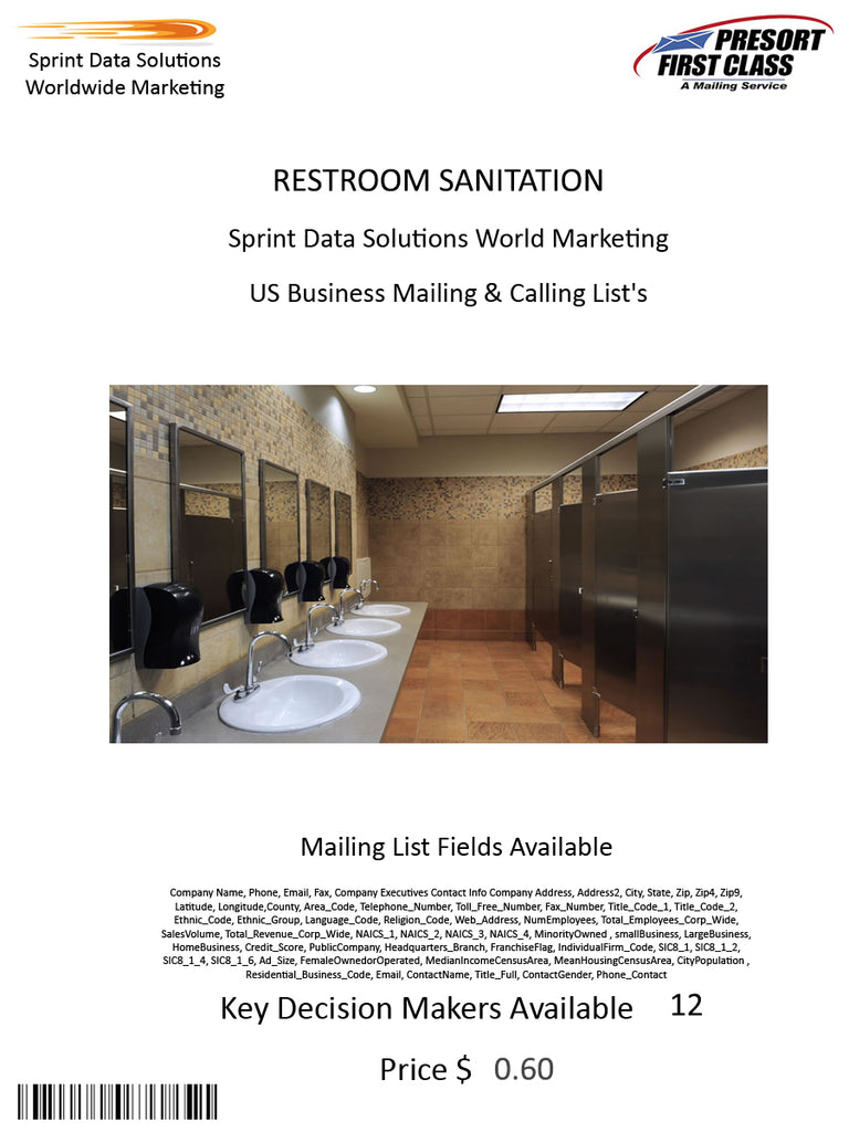 RESTROOM SANITATION