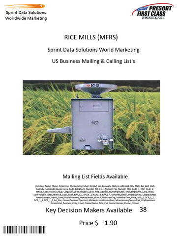 RICE MILLS (MFRS)