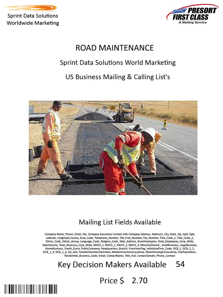 ROAD MAINTENANCE