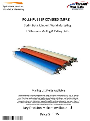 ROLLS-RUBBER COVERED (MFRS)