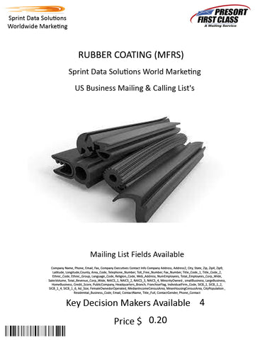 RUBBER COATING (MFRS)