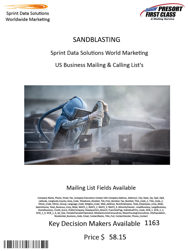 SANDBLASTING