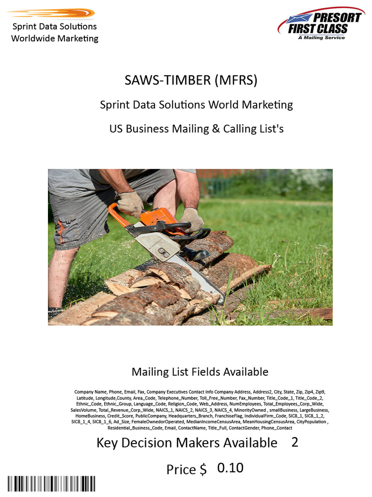 SAWS-TIMBER (MFRS)