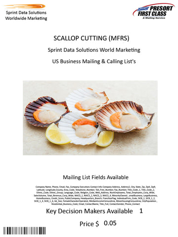 SCALLOP CUTTING (MFRS)