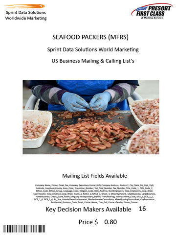 SEAFOOD PACKERS (MFRS)