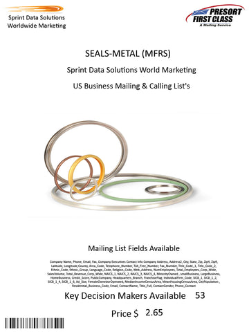 SEALS-METAL (MFRS)