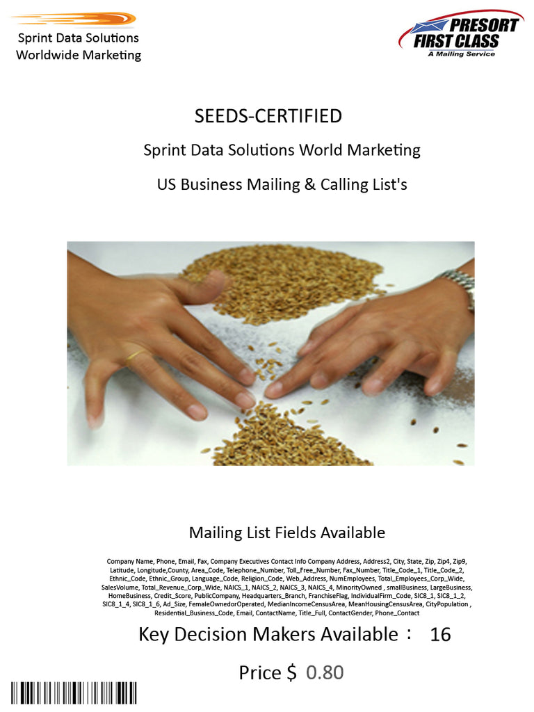 SEEDS-CERTIFIED