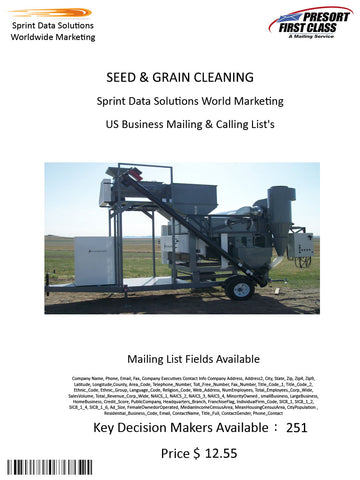 SEED & GRAIN CLEANING