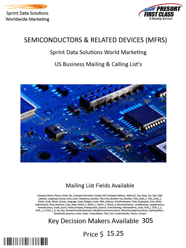 SEMICONDUCTORS & RELATED DEVICES (MFRS)