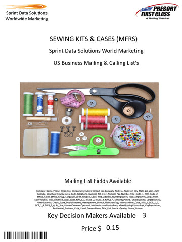 SEWING KITS & CASES (MFRS)