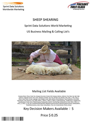 SHEEP SHEARING