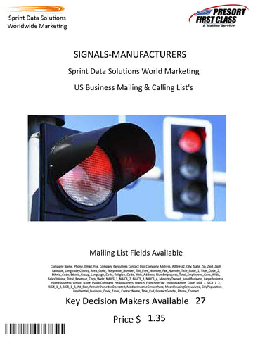 SIGNALS-MANUFACTURERS