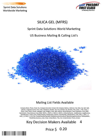 SILICA GEL (MFRS)