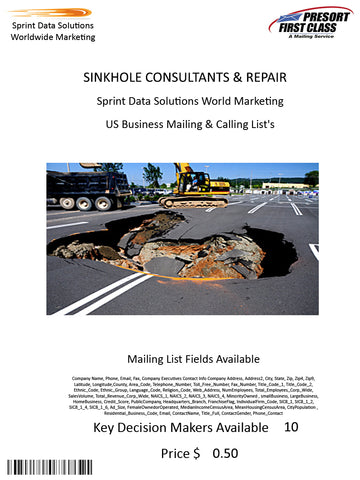 SINKHOLE CONSULTANTS & REPAIR