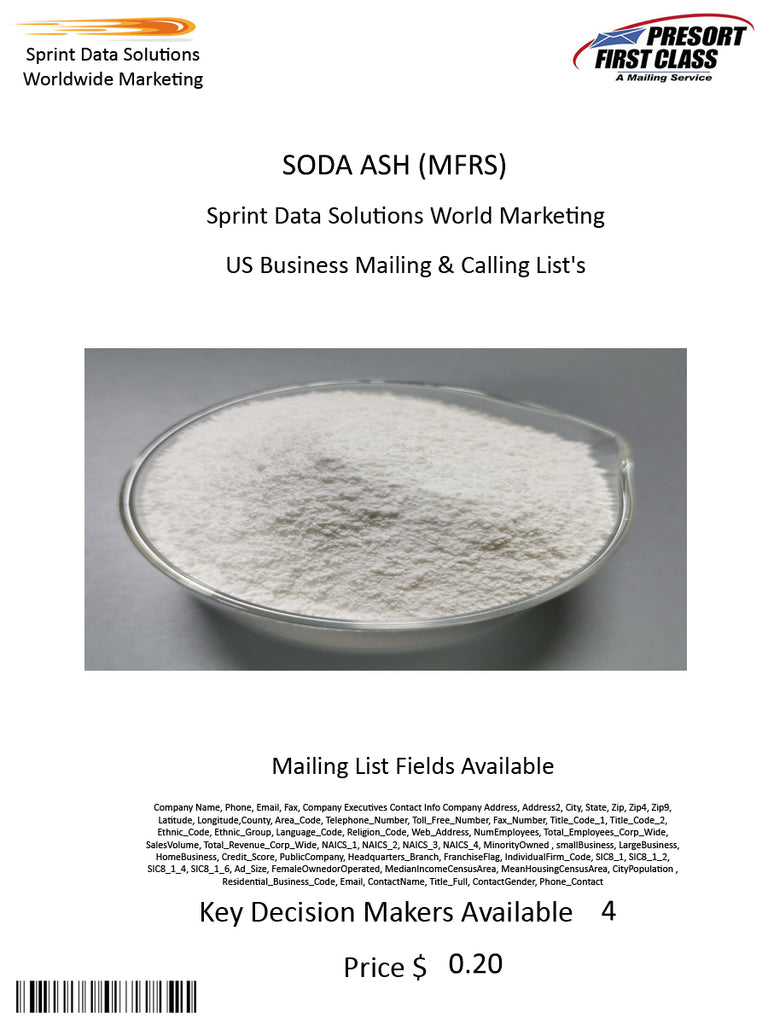 SODA ASH (MFRS)