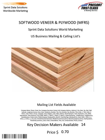 SOFTWOOD VENEER & PLYWOOD (MFRS)