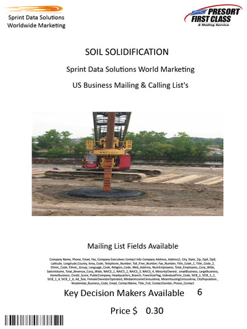 SOIL SOLIDIFICATION