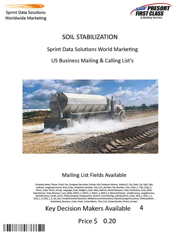 SOIL STABILIZATION