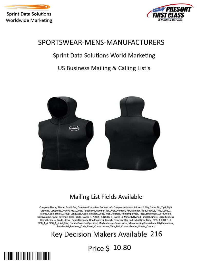 SPORTSWEAR-MENS-MANUFACTURERS