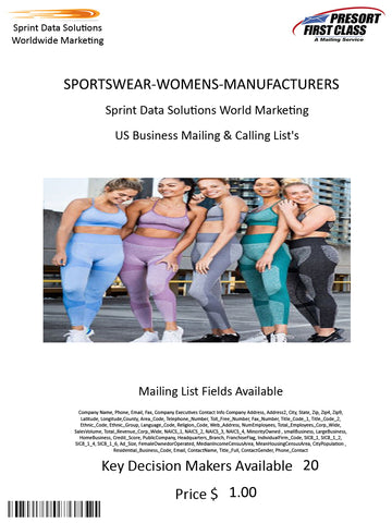 SPORTSWEAR-WOMENS-MANUFACTURERS