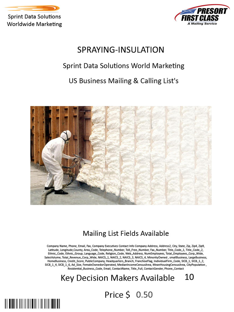 SPRAYING-INSULATION