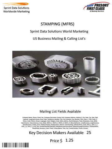 STAMPING (MFRS)