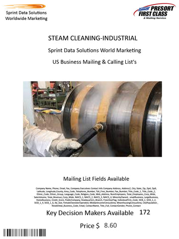 STEAM CLEANING-INDUSTRIAL