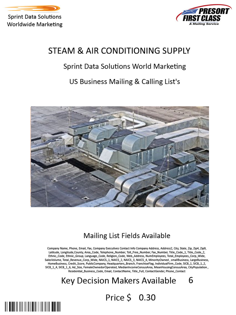 STEAM & AIR CONDITIONING SUPPLY