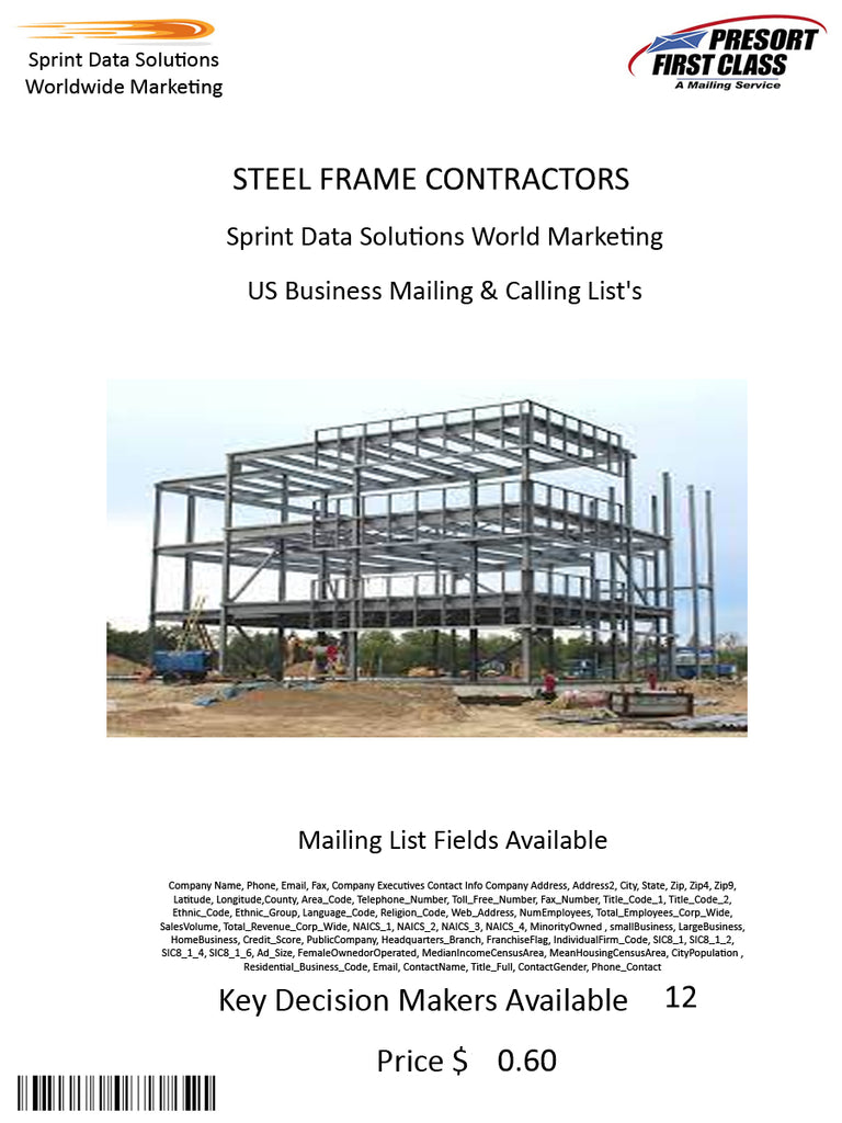 STEEL FRAME CONTRACTORS