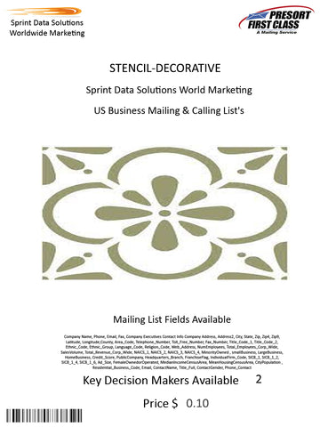 STENCIL-DECORATIVE