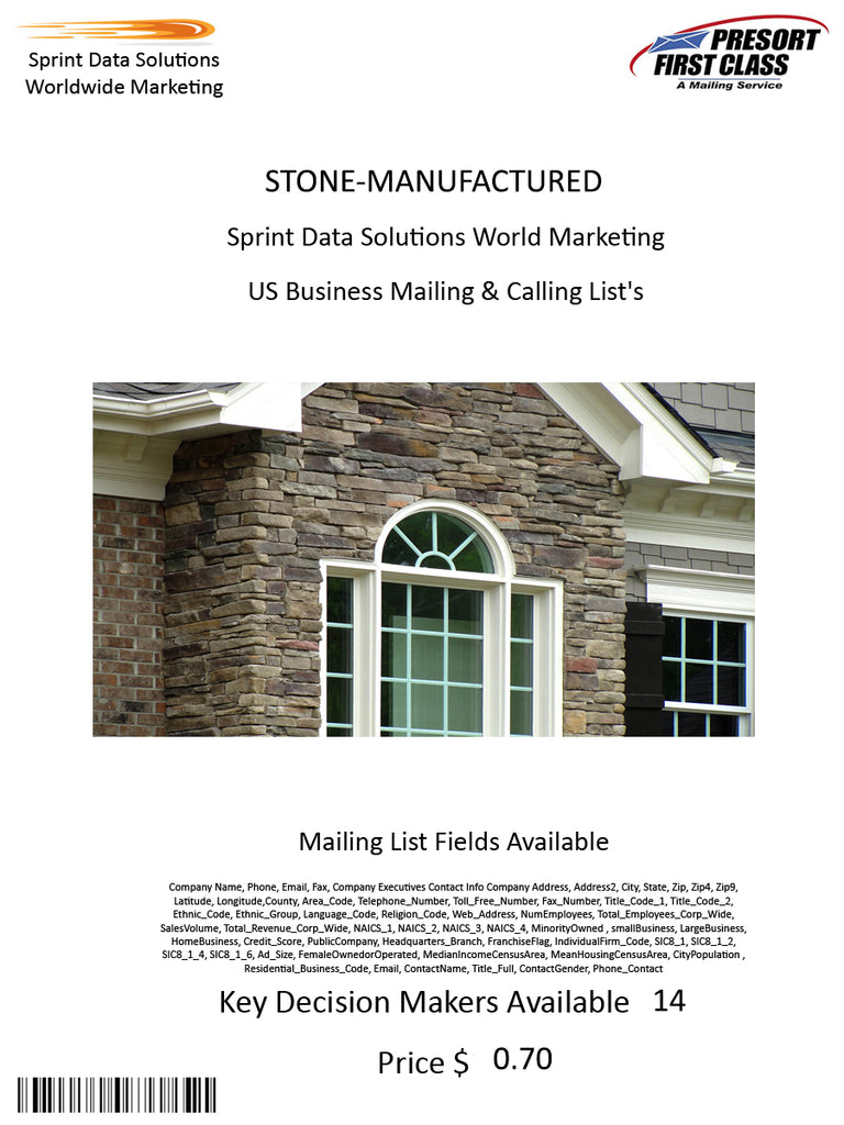 STONE-MANUFACTURED