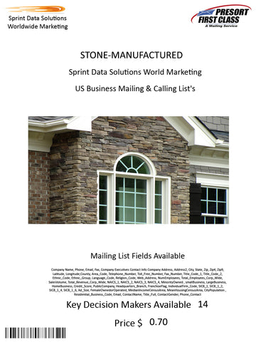 STONE-MANUFACTURED