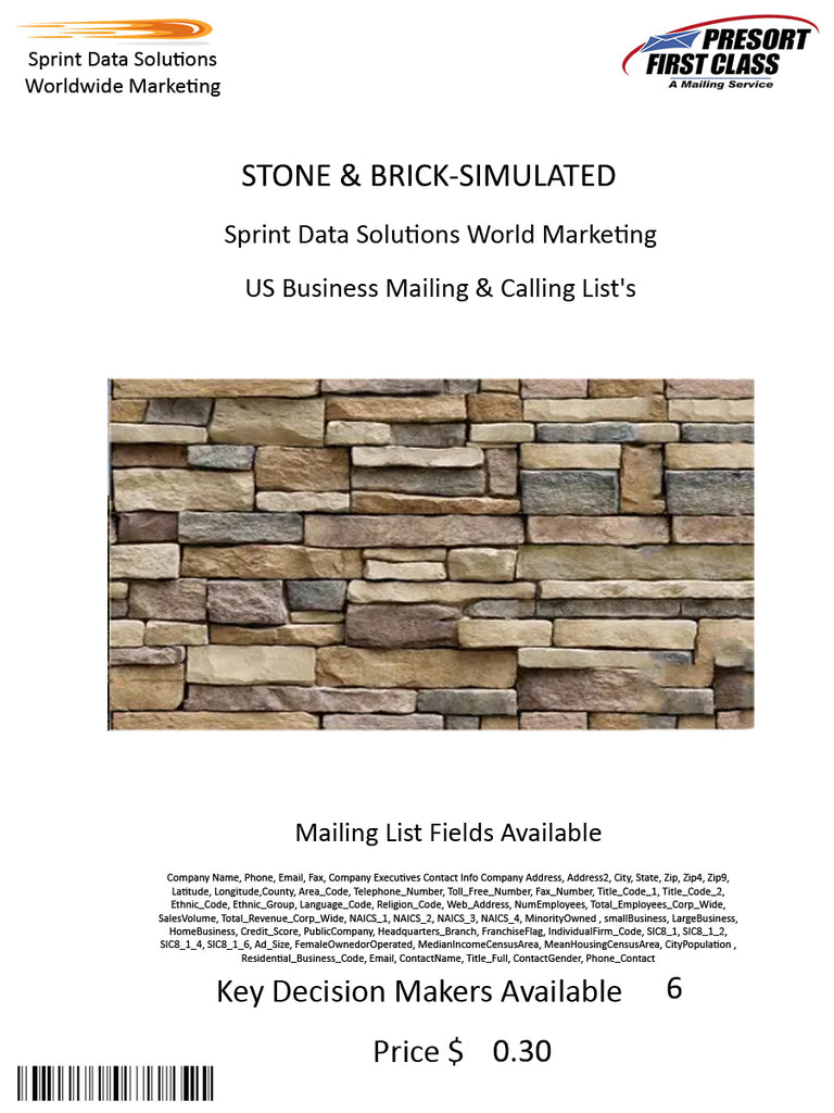 STONE & BRICK-SIMULATED