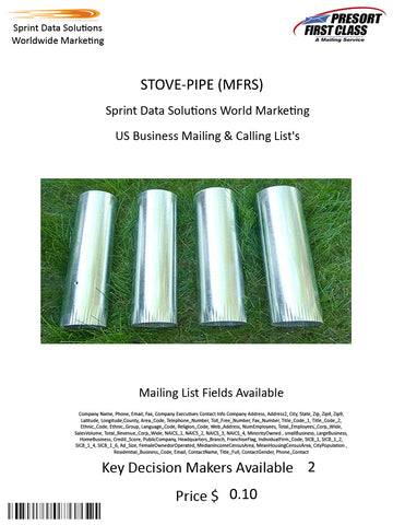 STOVE-PIPE (MFRS)