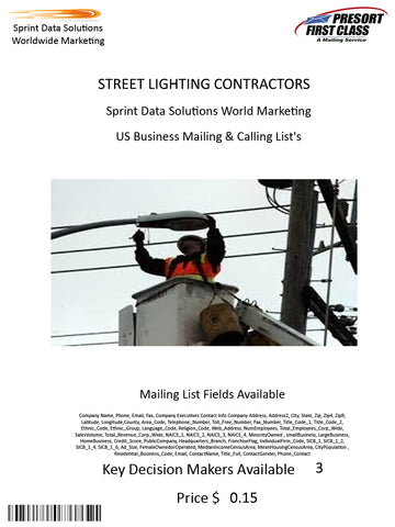 STREET LIGHTING CONTRACTORS